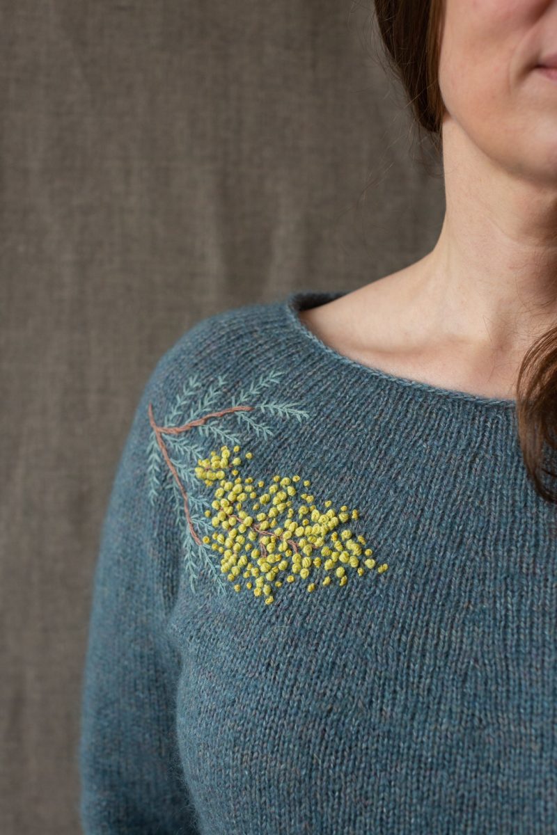 EmbroideryOnKnits Mimosa